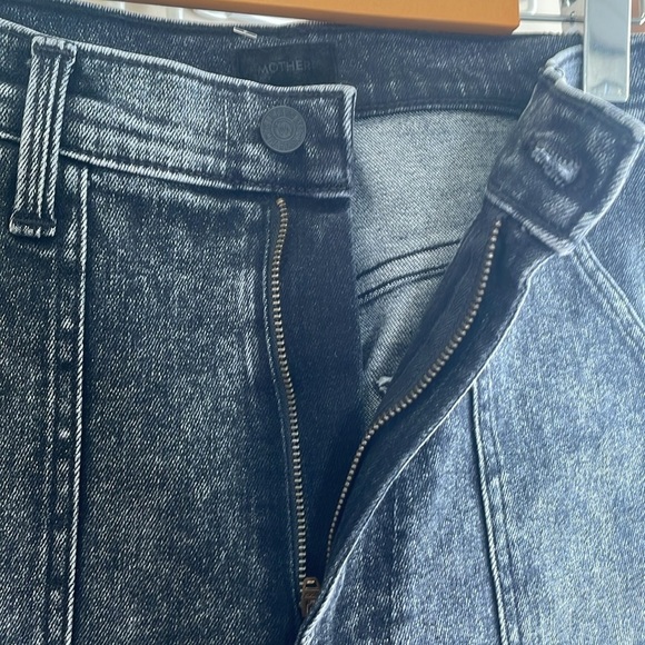 Mother - High Rise Wide Legged Pants - Dark Wash - 26 - Picture 4 of 16